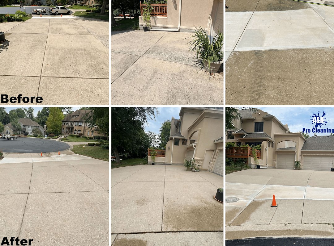 Expert Driveway Cleaning in Dayton: Remove Tire Marks and Grime with A&N Pro Cleaning